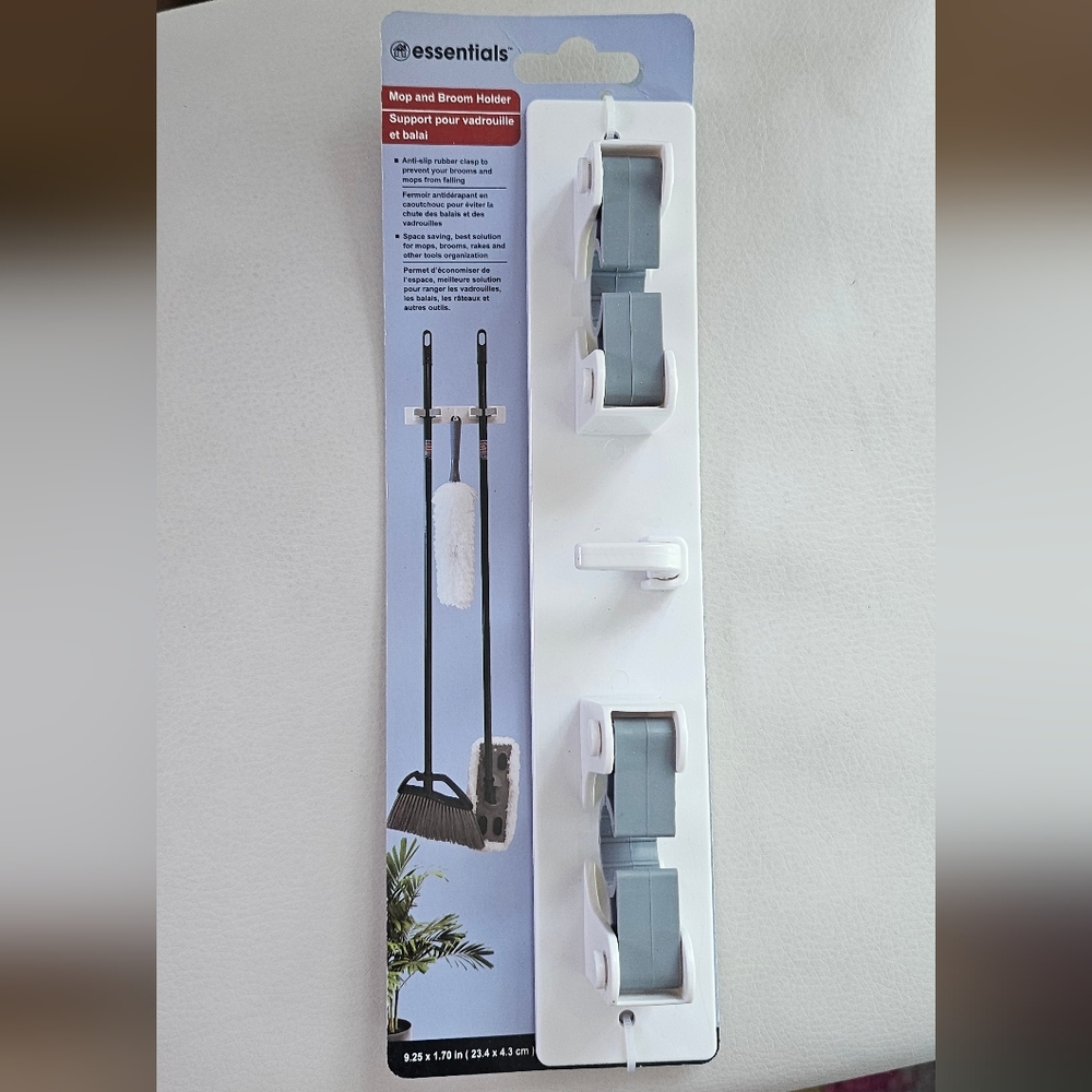 Essentials - Mop & Broom Holder